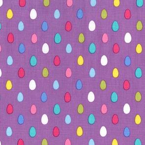 Michael Miller Gnomes Purple Egg Dot