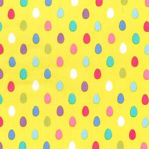 Michael Miller Gnomes Yellow Egg Dot