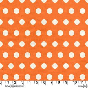 Michael Miller Textured Basics /Patty Young Papaya Cool Dots