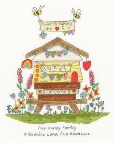 Bothy Threads Bee Home - Cross Stitch Kit