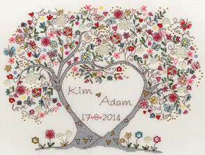 Bothy Threads Love Blossoms - Cross Stitch Kit