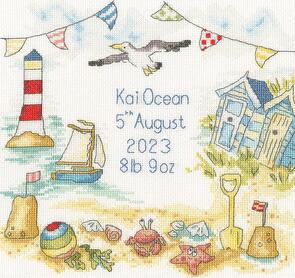Bothy Threads Samplers My First Holiday - Cross Stitch Kit