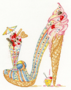 Bothy Threads Cross Stitch Kit - Lazy Sundae