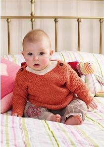 Rowan Knitting Pattern - Dickens Round Neck Jumper with Shoulder Fastenings