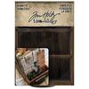 Idea-Ology Tim Holtz - Wooden Vignette Card File