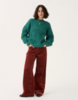 Sirdar 10779 Button Cuff Jumper - Knitting Pattern