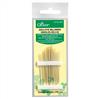 Clover Gold Eye Milliners Needles Size 3/9 16/Pkg