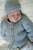 Lisa F BC130 - Tatum Cardi and Hat - Knitting Pattern