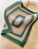Holland Designs Crochet Pattern - Rectangular Reversible Waffle Blanket
