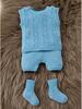 Lana Grossa Pattern; Cool Wool Baby - Infants Jacket, Slipover, & Socks (0101)