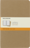 Moleskine Cahier Journals Large Kraft Ruled - Pack of 3
