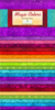 Wilmington Prints 2-1/2in Strips Magic Colors - 40 pieces