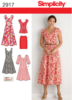 Simplicity Pattern 2917 Women's & Plus Size Dresses
