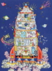 Bothy Threads Cut Thru' Rocket - Cross-stitch Kit