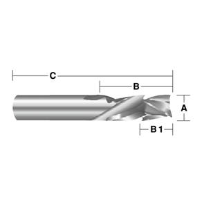 CARBITOOL UPCUT COMPRESSION CUTTER 9.5MM X 22MM X Z3 5MM