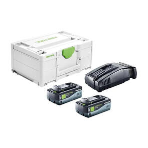 FESTOOL ACCESSORIES ENERGY SET SYS 18V WITH 2 X 8.0AH BATTERIES & SCA16 QUICK CHARGER