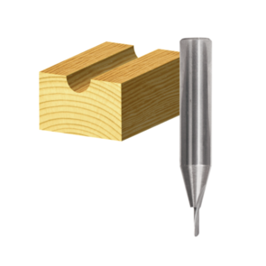 CARBITOOL SINGLE FLUTE - VEINING BIT - SOLID CARBIDE