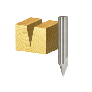CARBITOOL 45° VEE GROOVE BITS