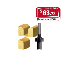 CARBITOOL 2 Flute – Extended Rounding Over Bit