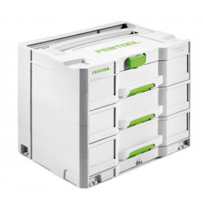 FESTOOL ACCESSORIES SYSTAINER 3 DRAW (396 x 296 x 332)