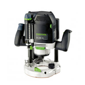 FESTOOL 80mm Plunge Router OF 2200 1/4'& 1/2" COLLETS, CHIP DEFLECTOR