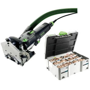 FESTOOL DF500 Q PLUS DOMINO SET C/W ASSORTMENT