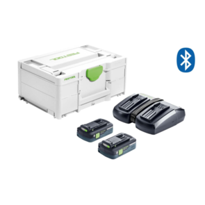 FESTOOL ACCESSORIES 4AH ENERGY SET WITH TCL6 DUO CHARGER & 2 X 4AH BATTERIES IN SYSTAINER