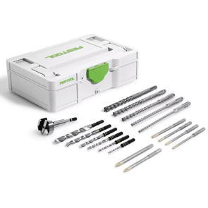 FESTOOL ACCESSORIES MINI SYSTAINER RACK SYSTEM DRILL & DRIVER BIT SET
