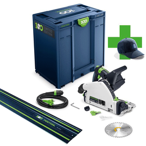 FESTOOL 100 YEAR TS60K CORDED PLUNGE SAW WITH 1400-100Y RAIL