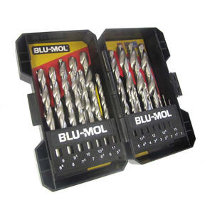 BLU-MOL 25 PCE DRILL SET 1-13MM X 0.5 RISES