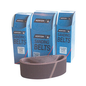 NORTON CLOTH BELT 75mm(W) x 610mm(L) (100 GRIT) per box