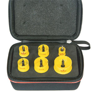 STARRETT SMOOTH CUT HOLE SAW SET 16,20,22,25,32,40MM