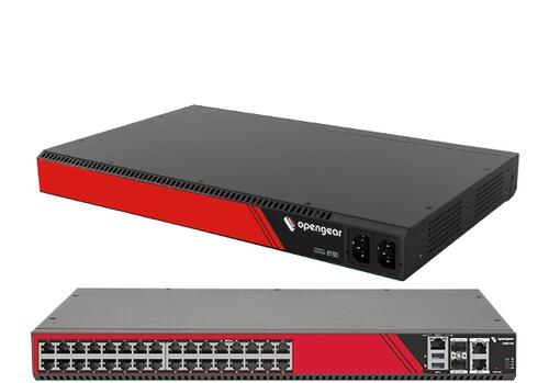 CM8132-10G, 32 selectable serial ports, 2x 10GbE SFP+, 2x 1GbE, 32GB flash, TPM 2.0, Docker support, C14 power cord