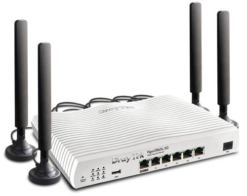 4G/5G Triple WAN Router, LTE, ADSL/VDSL, UFB, 5x Gig LAN, Secure Gateway, QoS, VPN