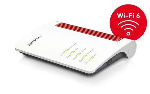Wi-Fi 6 (802.11ax) Router, Mesh Capable, GigE WAN, 3x GigE LAN, DECT, 1x FXS
