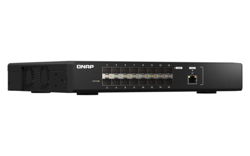 17-Port 25GbE SFP28 Managed Ethernet Switch, 16x 25GbE SFP28 SFP+ Ports, 1x 10GbE RJ45 Ports
