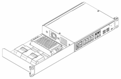 Opengear rack tray mounting kit for half-width appliances