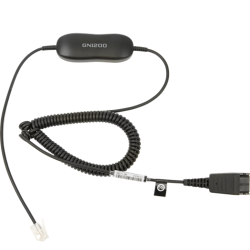 GN1200 SmartCord for RJ-9 connections (coiled cable)