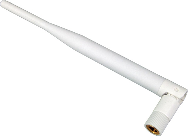 5 dBi Omni-Directional WiFi Antenna (2.4GHz), White, RP-SMA male