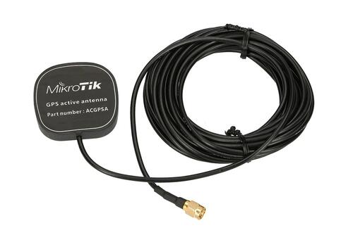 Outdoor GPS antenna with SMA Male Connector on a 5m Coax Cable