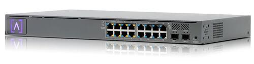 16-Port Managed Enterprise PoE Switch, 2x SFP, 8x PoE+ Ports, 143W PoE Power Budget