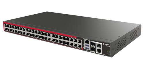 48 serial straight pinout, 2x 1GbE, ARM 1.6GHz 2-core 2GB mem 32GB flash TPM 2.0, Docker support, Dual AC Global Power Supply