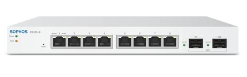 CS101-8 Managed Ethernet Switch, 8x 10/100/1Gig ports, 2x SFP 1G Ports