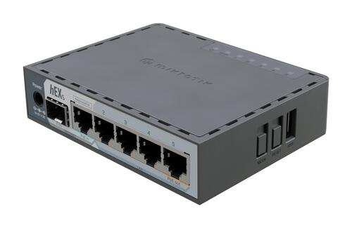 RouterBOARD hEX 2, 2.5G SFP port, 5x GigE Ports, PoE out