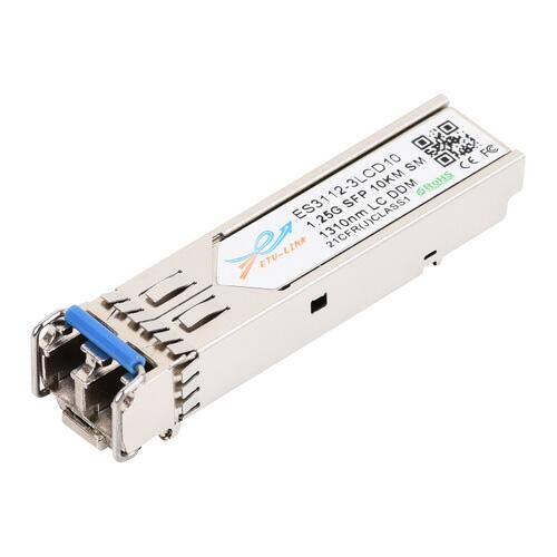 Gigabit SFP module, 1310nm Single-mode, 10KM, LC connector, Aruba