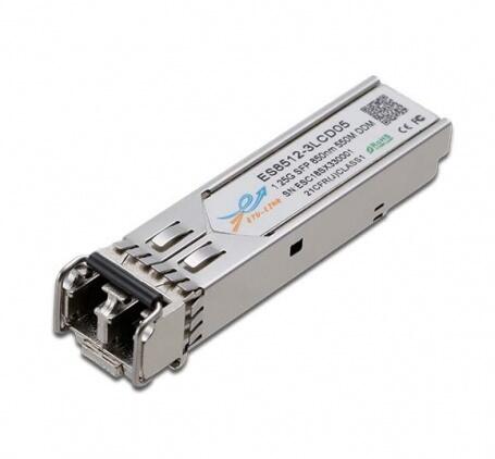 Gigabit SFP module, 850nm Multi-mode, 550M range, LC connector
