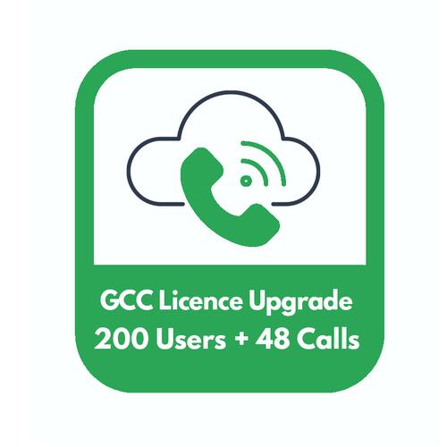 GCC602x One-time upgrade to 200 Users, 48 Concurrent Calls
