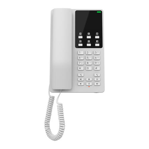 Desktop Hotel SIP IP Phone with WiFi - White