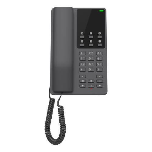 Desktop Hotel SIP IP Phone, PoE, Black