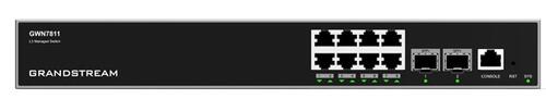 10-Port Layer 3 Managed Ethernet Switch (8 x GigE, 2 x SFP+)